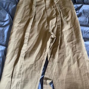 Olive green dress pants